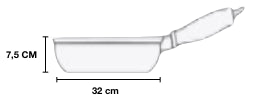 Sauteuse 32 cm sans couvercle