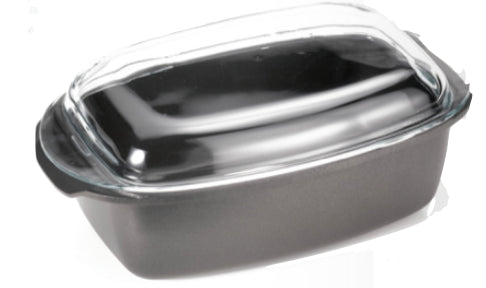 Cocotte de 6 litres avec couvercle en verre Pyrex