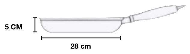 Ø 28 cm - poêle induction