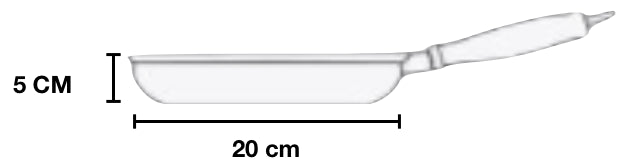 Ø 20 cm poele induction